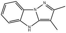 4H-피라졸로[1,5-a]벤즈이미다졸,2,3-디메틸-(9CI) 구조식 이미지