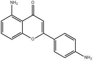 4H-1-Benzopyran-4-one,5-amino-2-(4-aminophenyl)-(9CI) 구조식 이미지