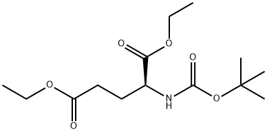 (S)-DIETHYL 2-(TERT-BUTOXYCARBONYLAMINO)PENTANEDIOATE(WX665212) Structure