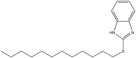 2-Dodecylthio-benzimidazol Structure
