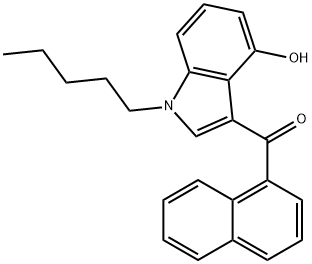 JWH 018 4-hydroxyindole metabolite Structure