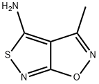 이소티아졸로[4,3-d]이속사졸-4-아민,3-메틸-(9CI) 구조식 이미지