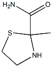 2-티아졸리딘카르복사미드,2-메틸-(8CI,9CI) 구조식 이미지