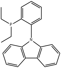 9-[2-(디에틸포스피노)페닐]-9H-카르바졸 구조식 이미지