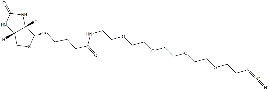 Biotin-PEG<sub>4</sub>-Azide 구조식 이미지