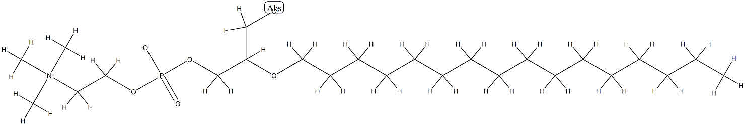 2-O-oleoyl-1-chloro-1-deoxy-3-phosphatidylcholine 구조식 이미지