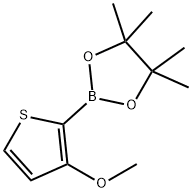 3-Methoxythiophene-2-boronic acid pinacol ester 구조식 이미지