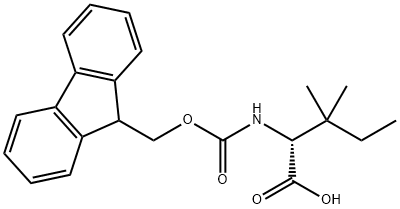 (9H-Fluoren-9-yl)MethOxy]Carbonyl D-beta-Methylisoleucine 구조식 이미지