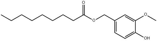 Syntheticcapsiate(Vanillylnonanoate) Structure