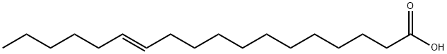 TRANS-12-OCTADECENOIC ACID (C18:1,*(TRANS-12)) Structure