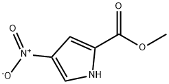 메틸4-니트로-1H-피롤-2-카르복실레이트 구조식 이미지