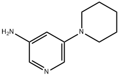 5-(piperidin-1-yl)pyridin-3-amine 구조식 이미지