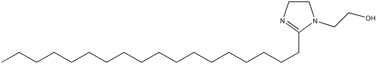 N-(2-히드록시에틸)-2-알킬(C18)-2-이미다졸린 구조식 이미지