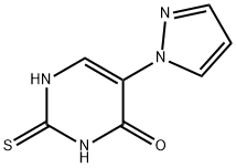 5-(1H-Pyrazol-1-yl)-2-thioxo-2,3-dihydropyrimidin-4(1H)-one 구조식 이미지