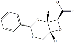 2,4-anhydro-3,5-O-[(S)-phenylMethylene]- D-Lyxonic acid Methyl ester Structure