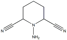 2,6-Piperidinedicarbonitrile,1-amino-(7CI,8CI) Structure