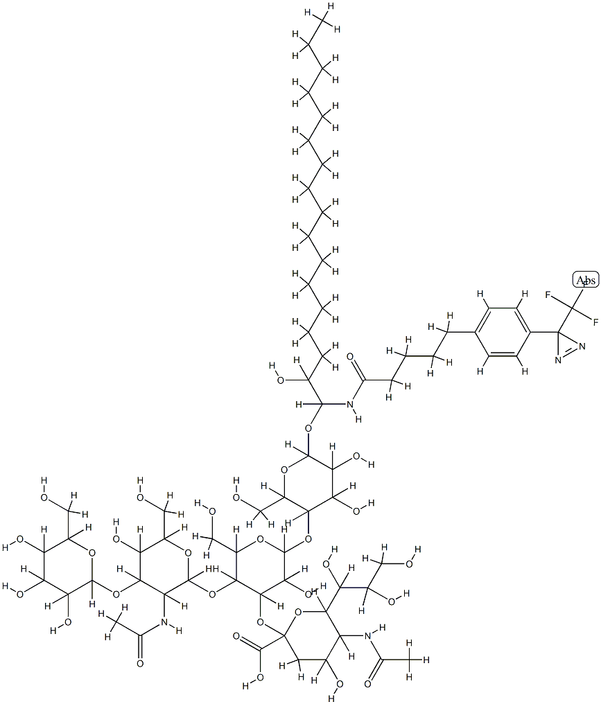 N-디아지리닐-리소-G(M1) 구조식 이미지