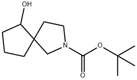 Tert-Butyl 6-Hydroxy-2-Azaspiro[4.4]Nonane-2-Carboxylate(WX101381) Structure