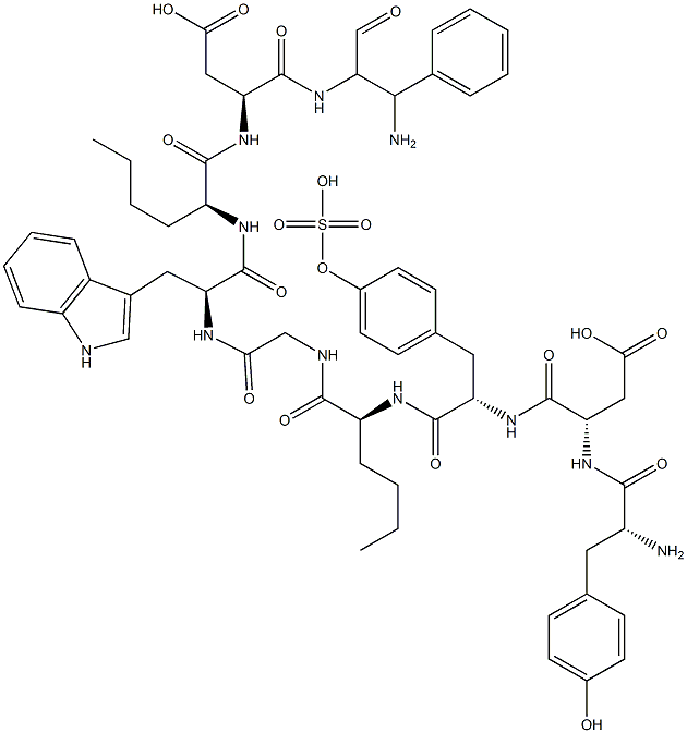 콜레시스토키닌(25-33),Tyr(25)-Nle(28,31)- 구조식 이미지