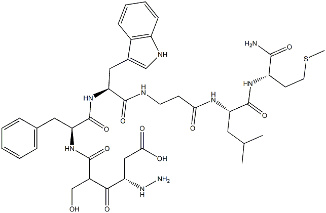 H-Asp-Ser-Phe-Trp-b-Ala-Leu-Met-NH2 구조식 이미지