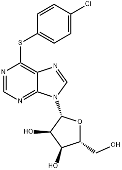 6-S-(4-Chlorophenyl)-6-thio-inosine Structure