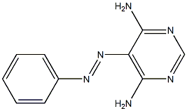 6-amino-5-(phenyldiazenyl)-4-pyrimidinylamine Structure