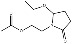 2-Pyrrolidinone,1-[2-(acetyloxy)ethyl]-5-ethoxy-(9CI) Structure