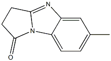 1H-Pyrrolo[1,2-a]benzimidazol-1-one,2,3-dihydro-6-methyl-(9CI) 구조식 이미지