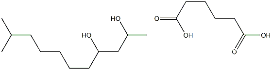 Hexanedioic acid, polymer with 1,3-butanediol, isooctyl ester Structure
