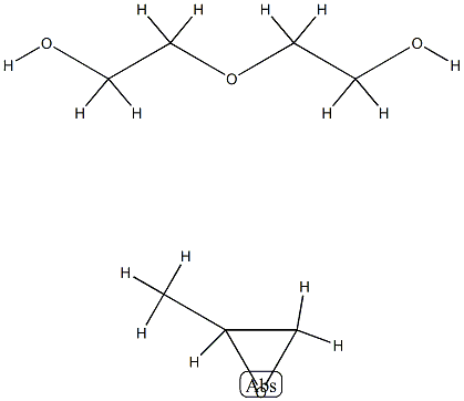 에탄올,2,2'-옥시비스-,메틸옥시란중합체 구조식 이미지