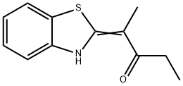 3-Pentanone,2-(2(3H)-benzothiazolylidene)-(9CI) 구조식 이미지