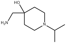 4-Piperidinol,4-(aminomethyl)-1-(1-methylethyl)-(9CI) 구조식 이미지