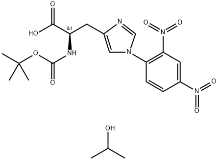 (Tert-Butoxy)Carbonyl D-His(Dnp)-OH·IPA Structure