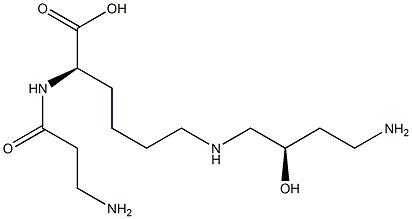alpha-(beta-alanyl)hypusine Structure