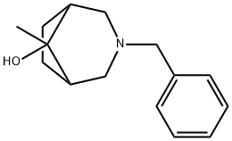 (rac)-8-endo/exo-3-benzyl-8-methyl-3-aza-bicyclo[3.2.1]octan-8-ol Structure