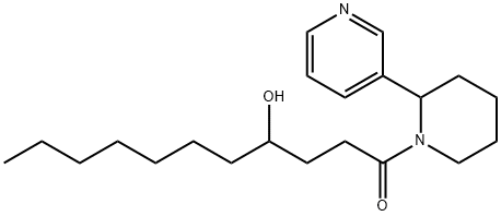 N-(4-hydroxyundecanoyl)anabasine Structure