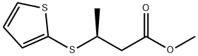 Methyl (3S)-3-(2-thienylthio)butanoate 구조식 이미지