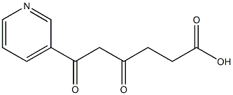 4,6-dioxo-6-(pyridin-3-yl)hexanoic acid Structure