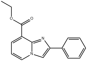 Imidazo[1,2-a]pyridine-8-carboxylic acid, 2-phenyl-, ethyl ester Structure
