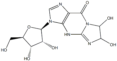 misonidazole-guanosine product Structure