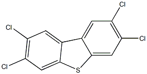 2,3,7,8-TETRACHLORODIBENZOTHIOPHENE Structure