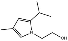 1H-Pyrrole-1-ethanol,4-methyl-2-(1-methylethyl)-(9CI) Structure