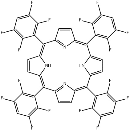 Meso-Tetra (2,3,5,6-tetrafluorophenyl) porphine Structure