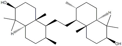 (8α)-8,14-Secogammacerane-3β,21α-diol Structure