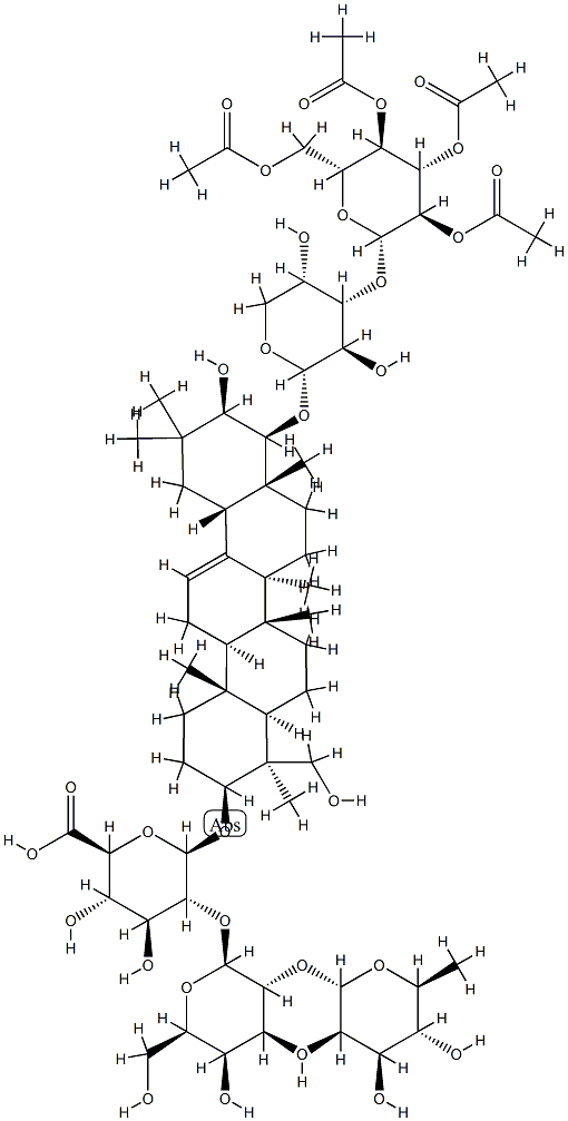 Soyosaponin Ac Structure
