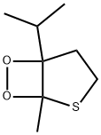 6,7-Dioxa-2-thiabicyclo[3.2.0]heptane,1-methyl-5-(1-methylethyl)-(9CI) Structure