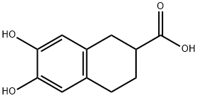 2-나프탈렌카르복실산,1,2,3,4-테트라히드로-6,7-디히드록시-(9CI) 구조식 이미지