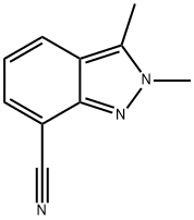 2,3-DIMETHYL-2H-INDAZOLE-7-CARBONITRILE(WX683537) Structure