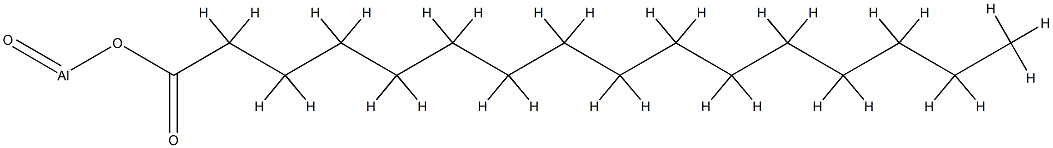 (hexadecanoato-O)oxoaluminium Structure