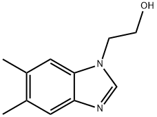 1H-Benzimidazole-1-ethanol,5,6-dimethyl-(9CI) 구조식 이미지